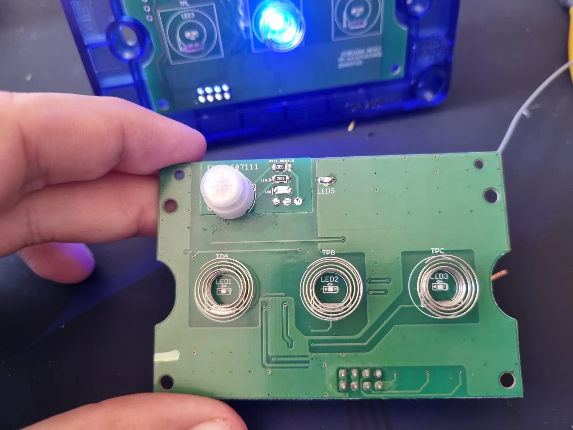 PIR sensor installed in the switch